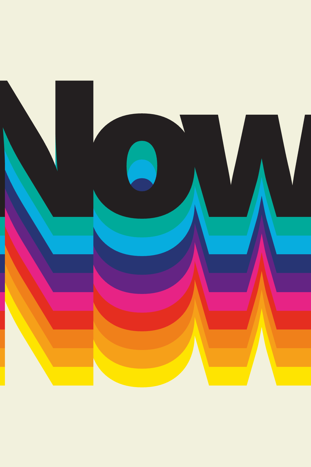 Framed mockup of Now